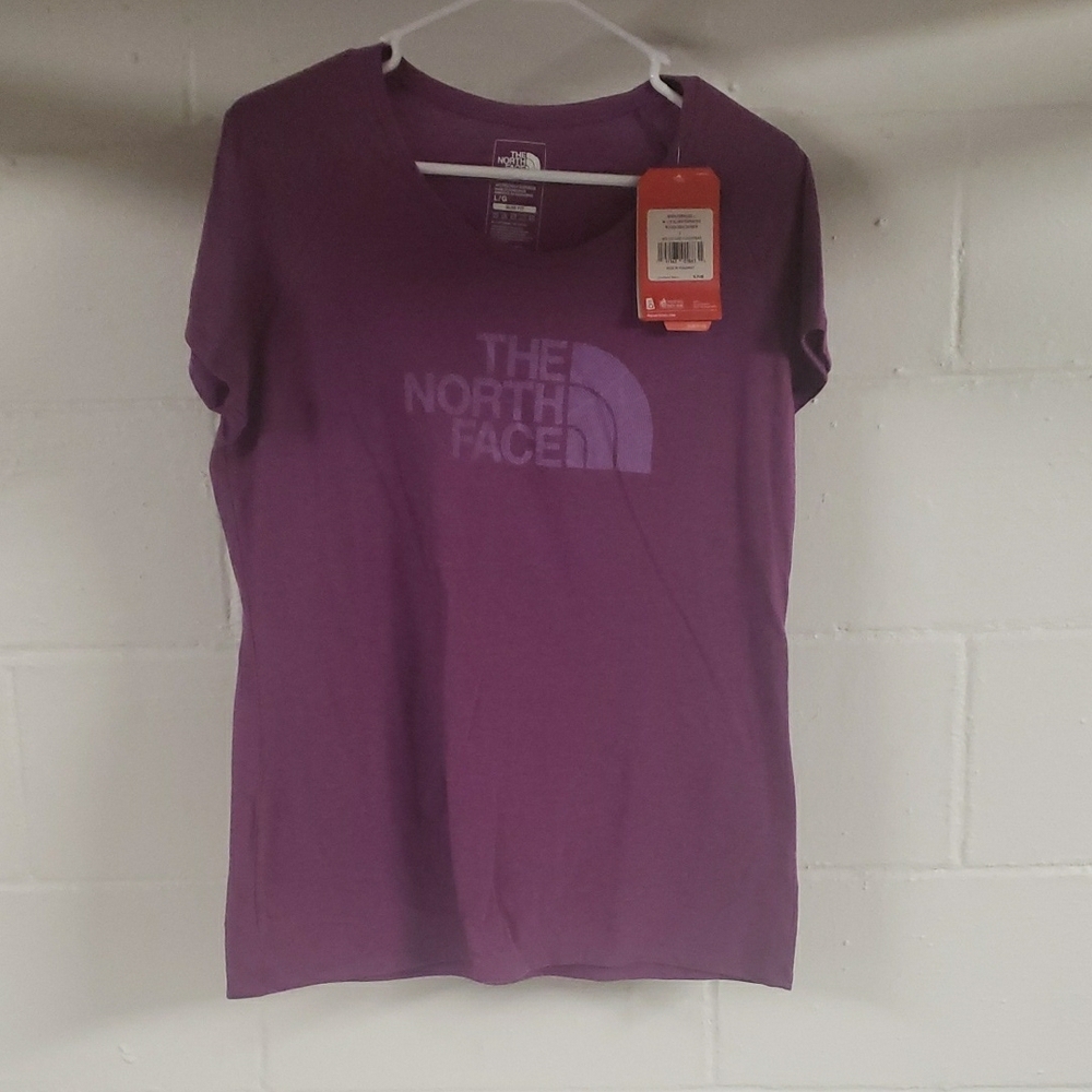 The North Face Purple Fitted Short Sleeve T-Shirt